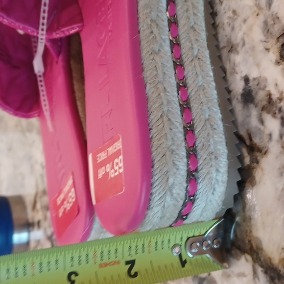 NEW KARL LAGERFELD PARIS  Kamara Quilted women sz 6 Platform Espadrilles Sandal - Picture 7 of 7